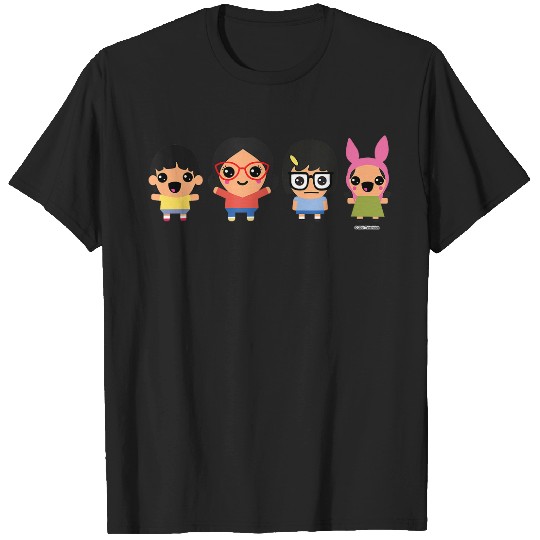 Bobs Burgers Chibi Kawaii Linda Gene Tina And Louise T-Shirts