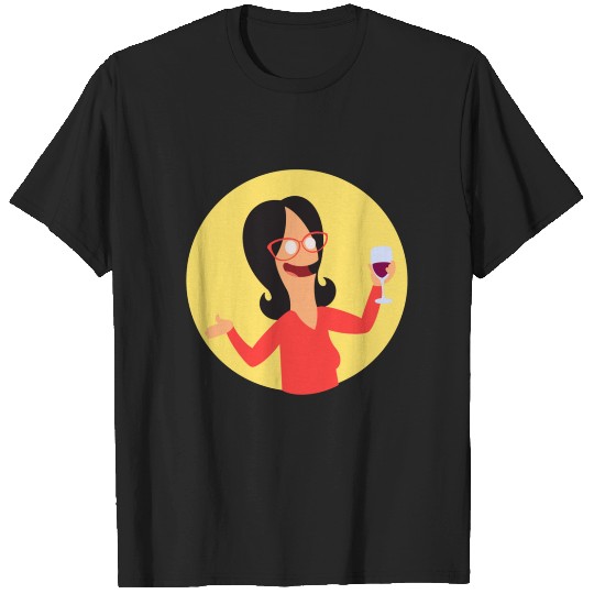 Linda and her wine  : Bobs Burgers Family Shirt, Bobs Burgers Vintage T-Shirts