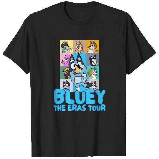 Discover BlueyDad Dog The Eras Tour Vintage Cartoon TShirt T-Shirts