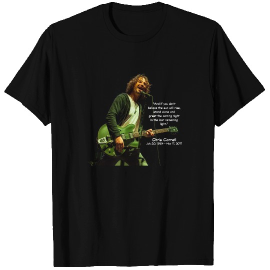 Chris Cornell T-Shirt, Remembering Chris Cornell Quotes T Shirt