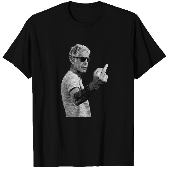 Anthony Bourdain Middle Finger T-Shirt
