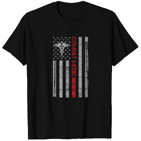 American Combat Medic Always a Combat Medic T-shirt