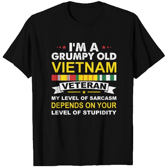 I'm A Grumpy Old U S Vietnam Veteran T Shirt T-shirt