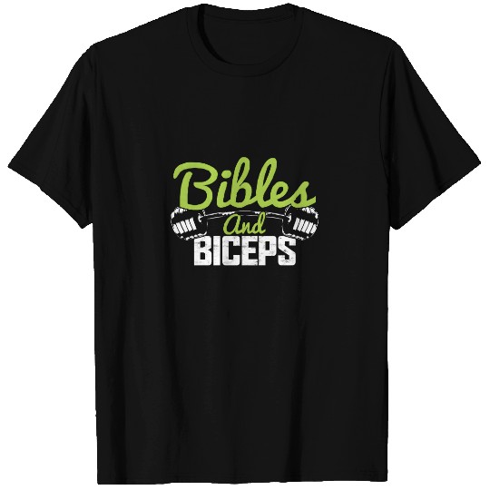 BIBLES AND BICEPS T-shirt