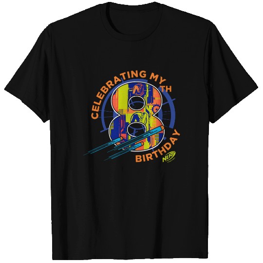 Nerf Celebrating My 8Th Birthday T-shirt