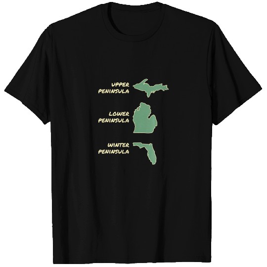 Michigan Florida Peninsula Gift T-shirt