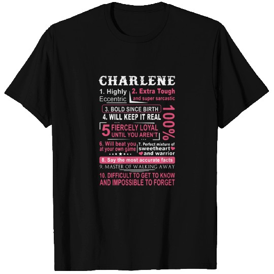 charlene highly eccentric extra tough and super T-shirt