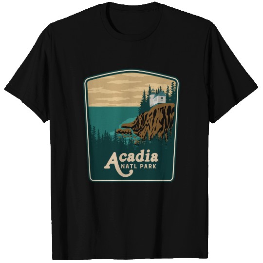 Acadia National Park-Vintage T-Shirts