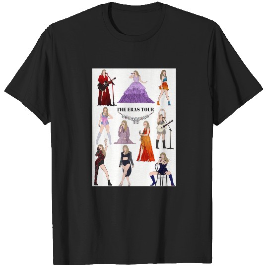 Discover the eras tour amsterdam night 1 handdrawn poster T-Shirts