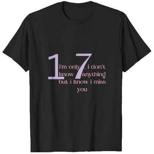 Discover 17 -Taylor - betty lyrics T-Shirts