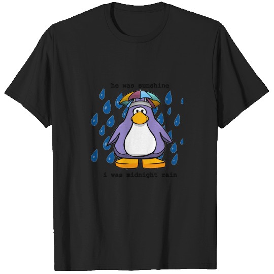 Discover Midnight Rain Taylor Penguin T-Shirts