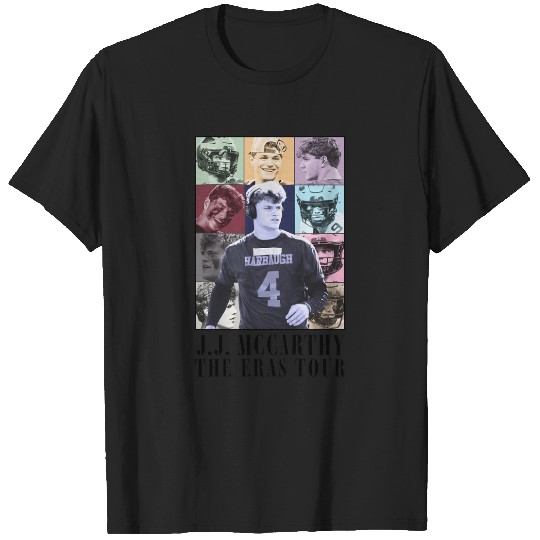 Discover J.J. Mccarthy The Eras Tour Velveteen Plush T-Shirts