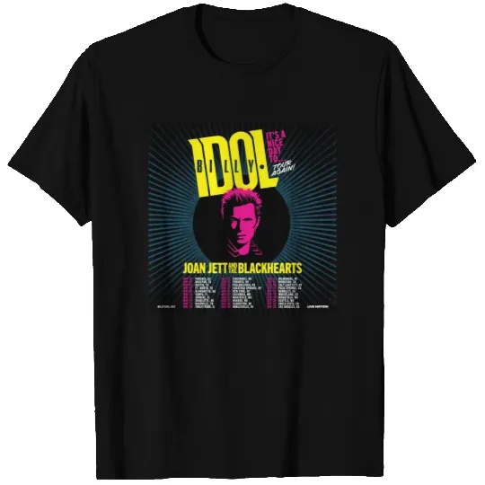 Billy Idol Tour 2025 Joan Jett And The Blackhearts T Shirt