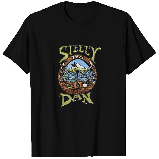 Rare Steely Dan Band 1993 Short Sleeve Black Unisex T-Shirt