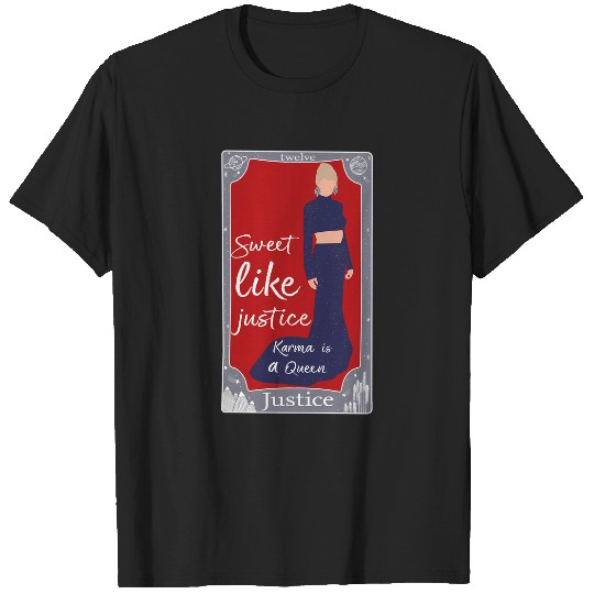 Discover Taylor Tarot Card - Justice 741 T-Shirts