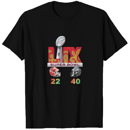 Discover Super Bowl 59 LIX Chiefs Philadelphia Eagles Final Score Coffee Mug T Shirts