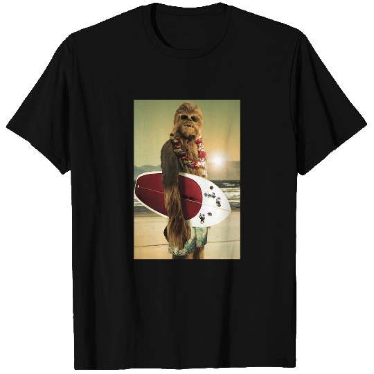 Chewbacca Surf Retro Cool Men Women Long Short Sleeve Baseball T Shirts
