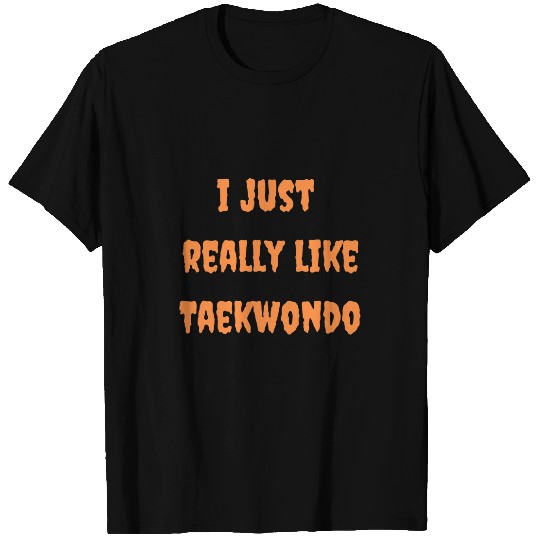 Taekwondo Martial Arts Halloween Goth Fall Autumn T-Shirts