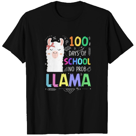 100 Days of School Llama Funny School Outfits 108 Sloths T-Shirts