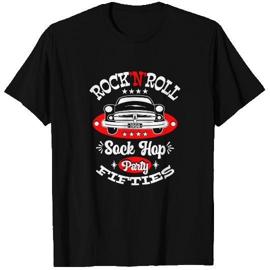 50s Sock Hop Party Rock N Roll Dance Retro 1950s Rockabilly T-Shirts