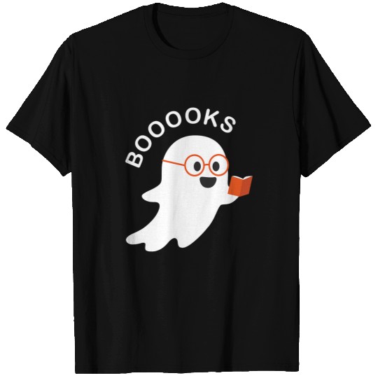 Book Reading Booooks Halloween Reading ghosts Funny Cute T-Shirts