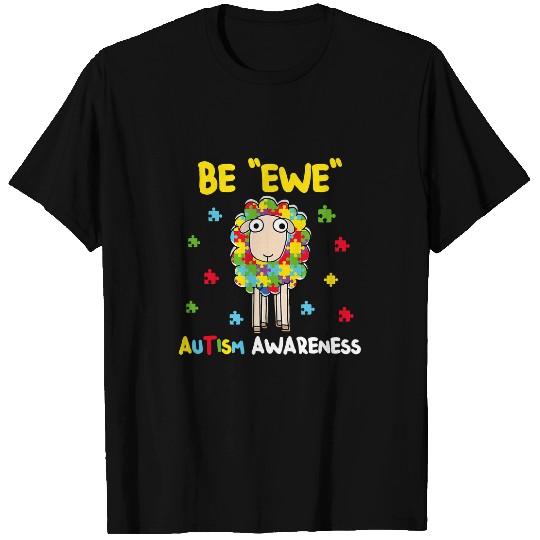 Autism Be Ewe Autism AwarenessAutism Spectrum ASD Support Autism 216 Neurodiverse T-Shirts
