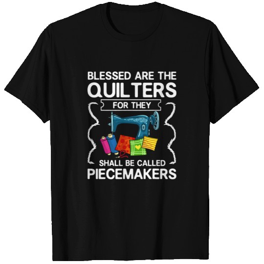 Sewing Machine Patchwork Quilt Quilter T-Shirts