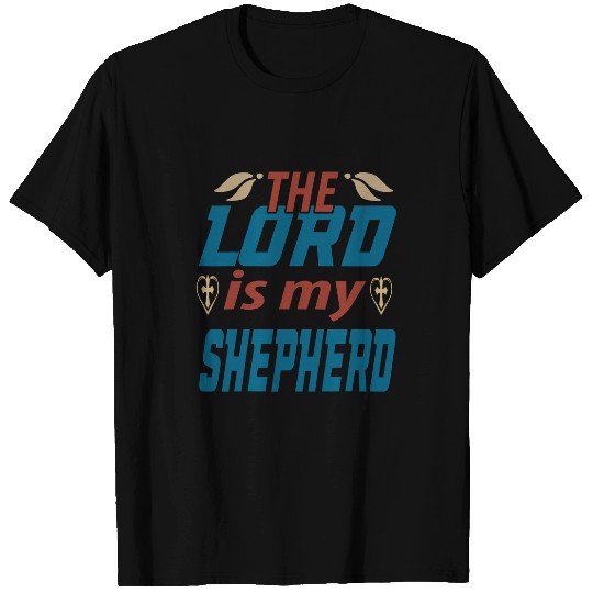 Christian Bible Verse Psalm 23 The Lord Is My Shepherd Christian T-Shirts
