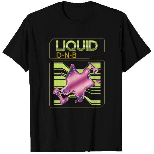 Drums Drummer Tambor Y Bajo Liquido DnB Dj Drum n Bass Liquid Funk 3 Drums T-Shirts