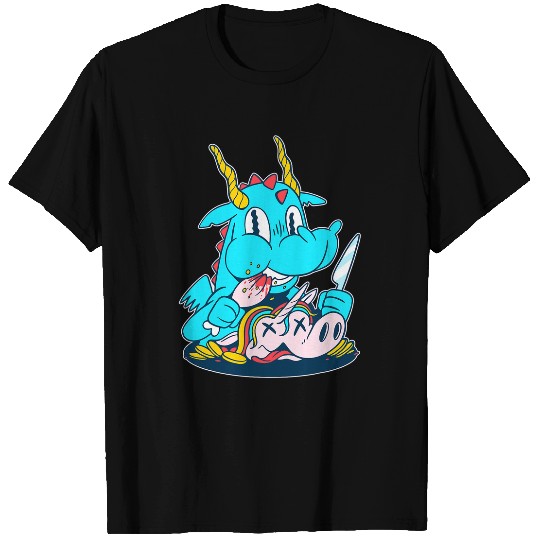 Blue Dragon Is Unicorn T-Shirts