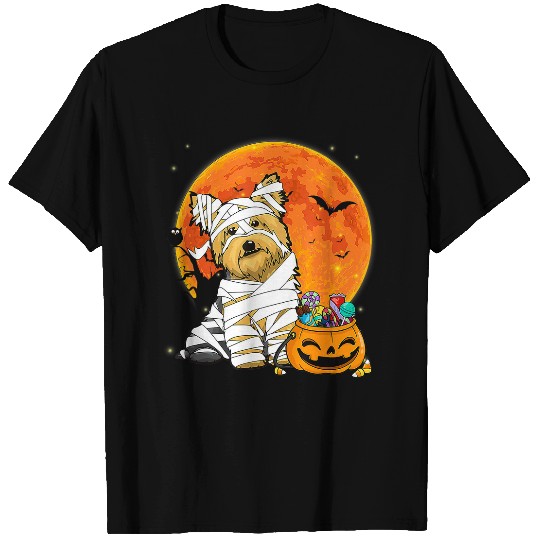 Funny Yorkie Dog Halloween Costume Dog Lover T-Shirts