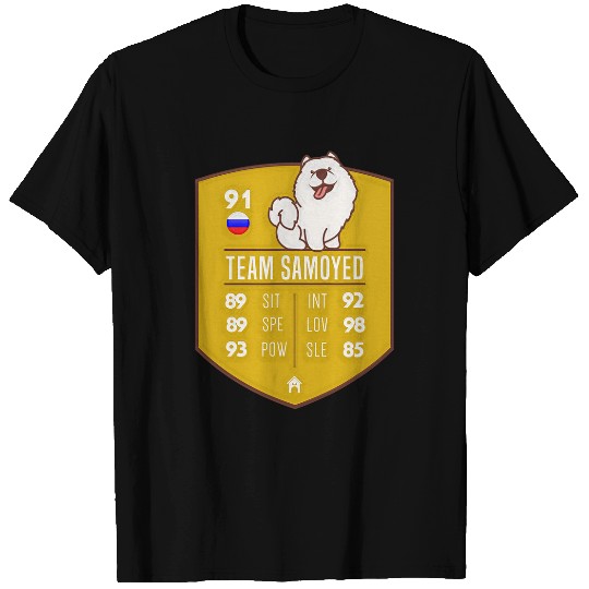 Dog Samoyed Lover Mom Dad emblem vintages Samoyed Dog T-Shirts