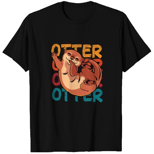 Otters Cute Sea Otter Men Women Kids T-Shirts