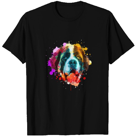 Dog Saint Bernard Cool Saint Bernard For Men Women Dog Lover Owner Artistic 3 T-Shirts