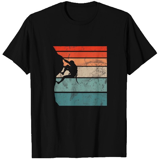 Climbing Climber frees Climbing Mountaineering and Bouldering Funny Freeclimbing Climb T-Shirts
