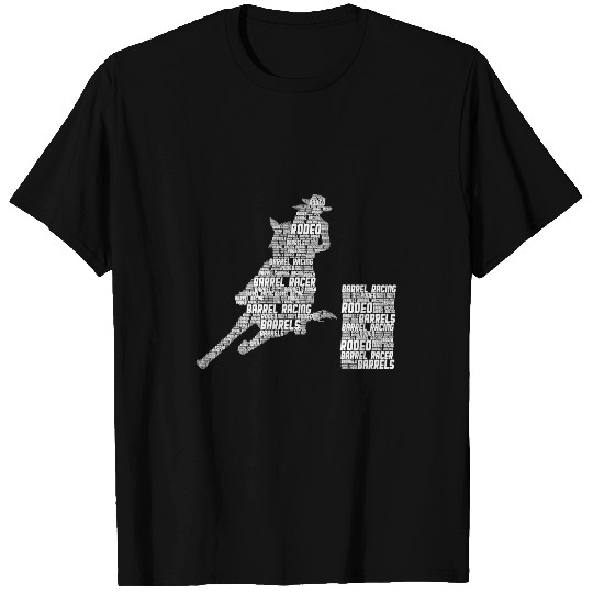 Barrel Racing Horse Barrel Racer Rodeo Cowgirls Girls Women T-Shirts