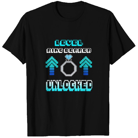 Funny Bear Level Ring Wedding Bearer Unlocked Boys Security Kids Gift Cute Bears T-Shirts