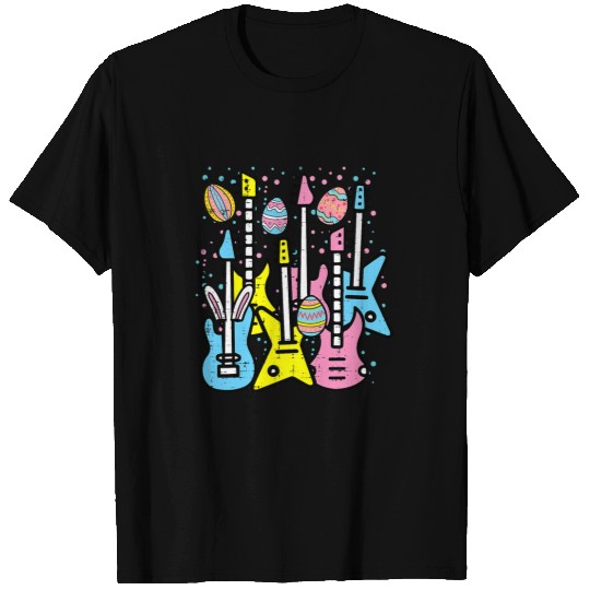 Guitarist Easter Rocker Guitars Rock Music Men Boys Kids Teens Youth Guitar T-Shirts