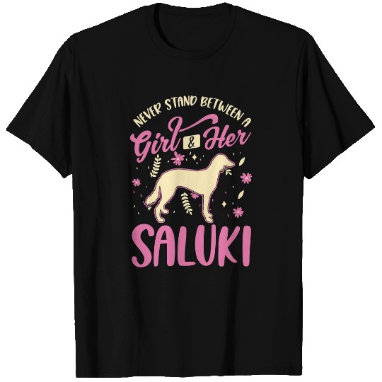 Dog Grayhound Saluki Girl Persian Greyhound Saluki 2 T-Shirts