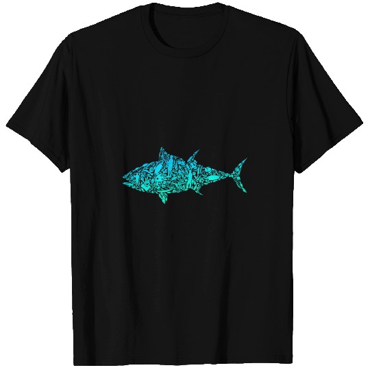 Fishing Colorful Deep Sea Fishing Graphic Fisherman Fisher T-Shirts