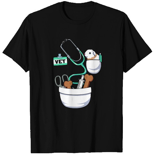 Veterinarian Costume Animal Owner Dog Doggie Hamster Pets T-Shirts