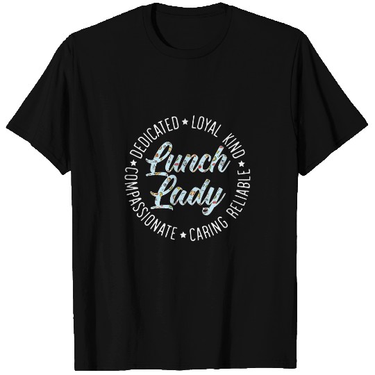 Lunch Lady Cafeteria Worker Dinner Lady Cook Job Profession T-Shirts