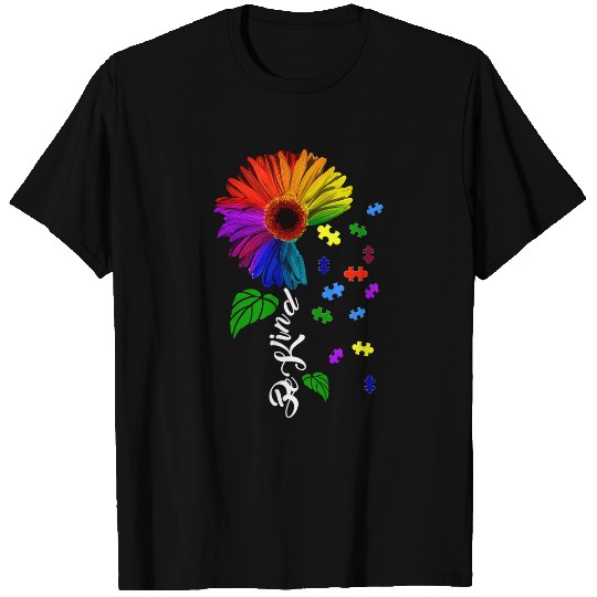 Autism Choose Kindness Be Kind Awareness Sunflower Unity Day Neurodiverse T-Shirts