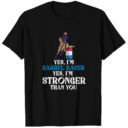 Barrel Racing Western Riding Horse Rodeo Cowboy Equestrian 1 T-Shirts