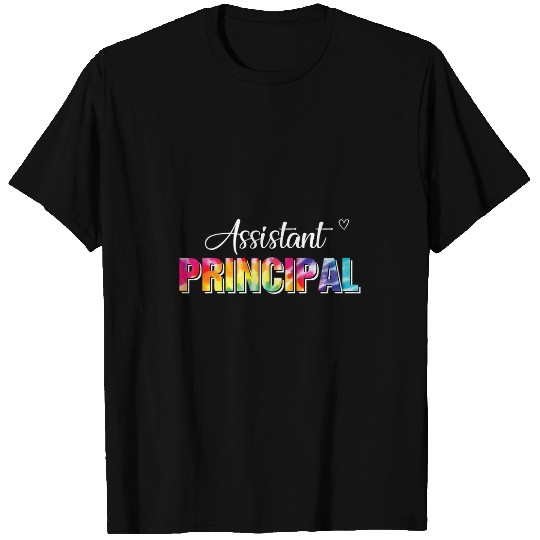 Tie Dye Assistant Principal Funny Job Title School Worker T-Shirts