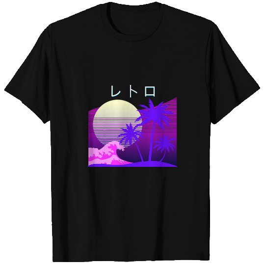 Aesthetic Vaporwave Retro 1980s 1990s Otaku Wave Art T-Shirts