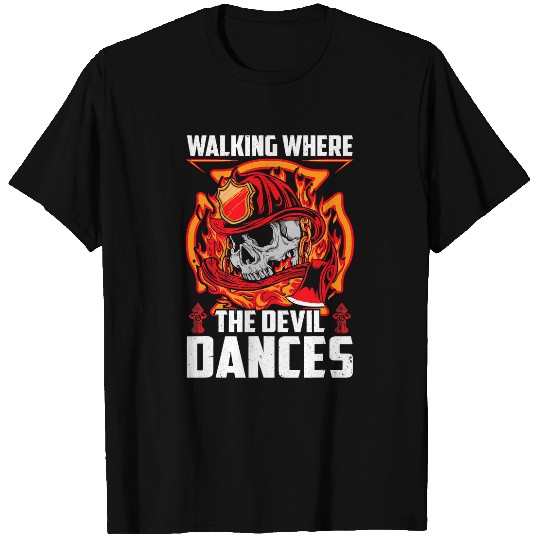 Fireman Firefighter Fireman Cool Graphics Firefighter Plus Size 18 Firemen T-Shirts