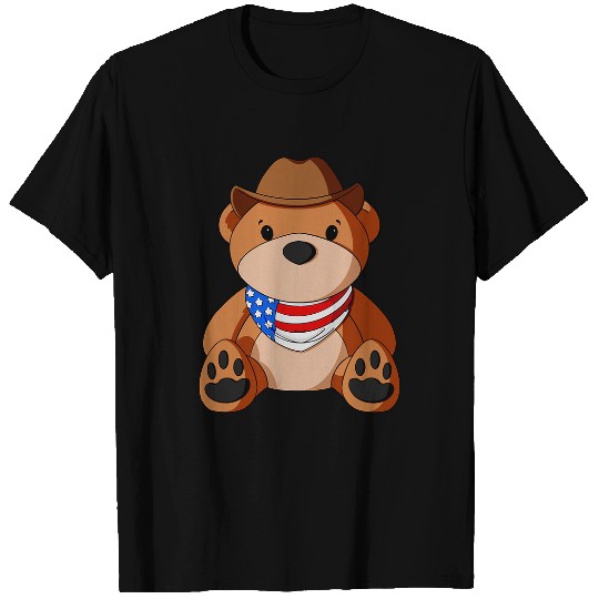 Cowboy Teddy Bear T-Shirts