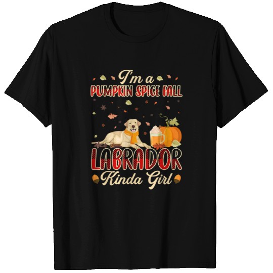 Labrador Lab Dog Pumpkin Spice Fall Labrador Cute Dog For Fall Halloween 127 T-Shirts