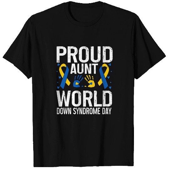Aunt Down Syndromes Awareness T-Shirts
